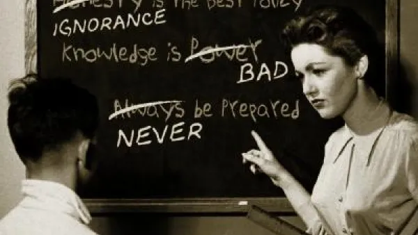 Sex education in the classroom. (Image source: "queenslyfe.com")
