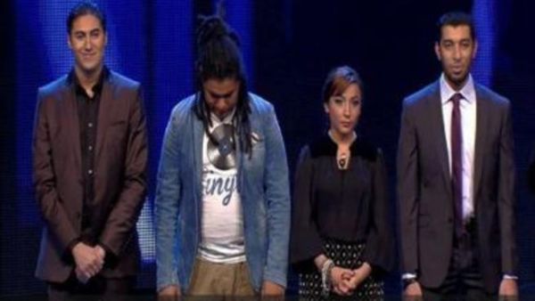 Sherine's team nervously await the results 