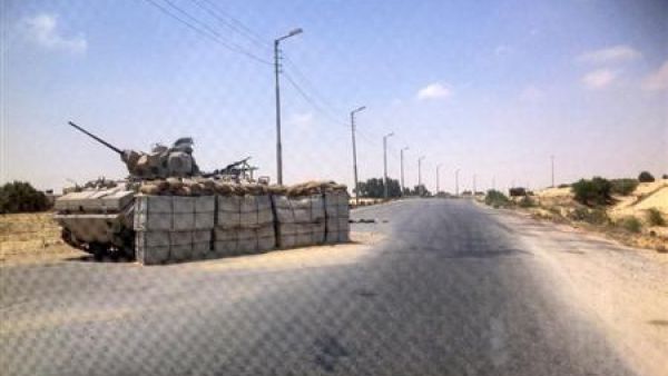 نقطة تفتيش عسكرية في شمال سيناء
