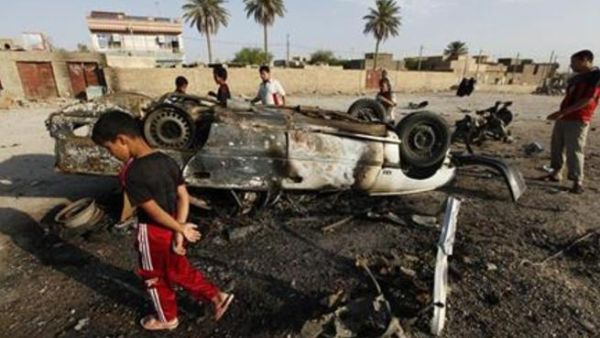 موقع تفجير سيارة ملغومة في جنوب بغداد