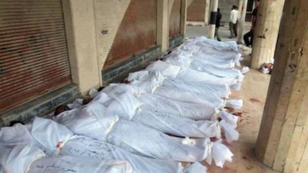 جثث لقتلى في اعمال العنف في سوريا