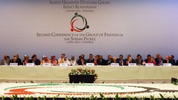 مؤتمر "أصدقاء سوريا" يدعو عنان لوضع جدوي زمني 