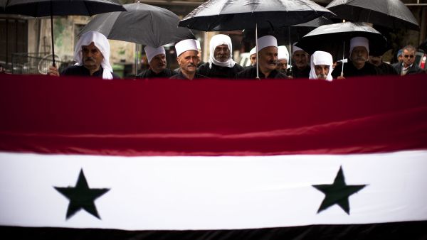 Syria has a diverse community, usually quite subdued.