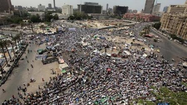 صلاة الجمعة بميدان التحرير بالقاهرة 4 مايو ايار 2012
