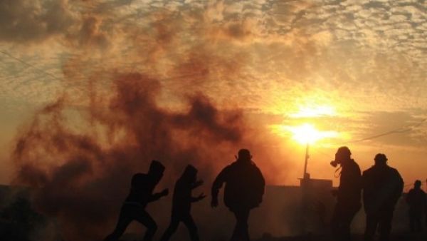 Israelis fired tear gas on Palestinian protestors last week, leading to the death of an 85-year-old man (Jaafar Ashtiyeh/AFP) Israelis fired tear gas on Palestinian protestors last week, leading to the death of an 85-year-old man (Jaafar Ashtiyeh/AFP)