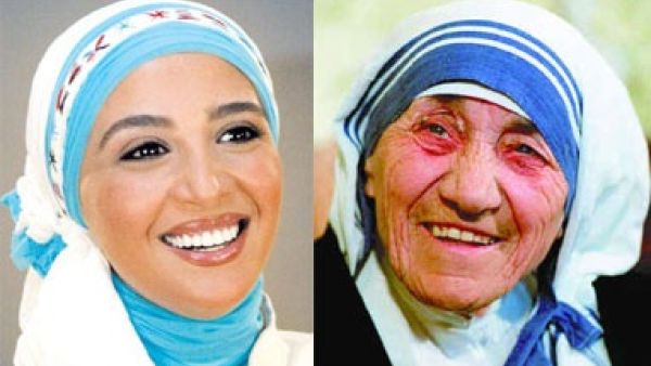 Hannan and the world's most famous nun: Mother Theresa 
