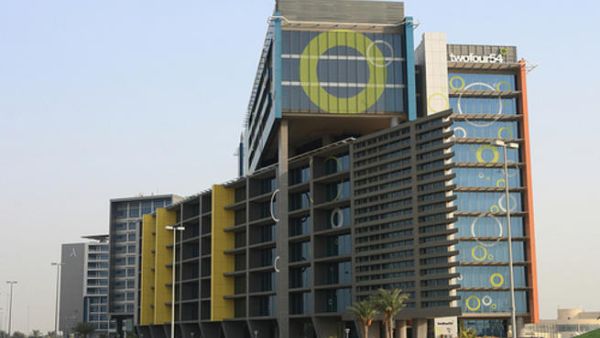 The twofour54 studios in Abu Dhabi host a Syrian co-production. (File photo).