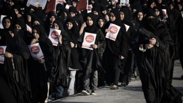 تظاهرة نسائية في البحرين