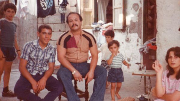 Members of the filmmaker's family at home in Ain al-Hilweh.