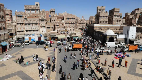 مشهد من العاصمة اليمنية صنعاء