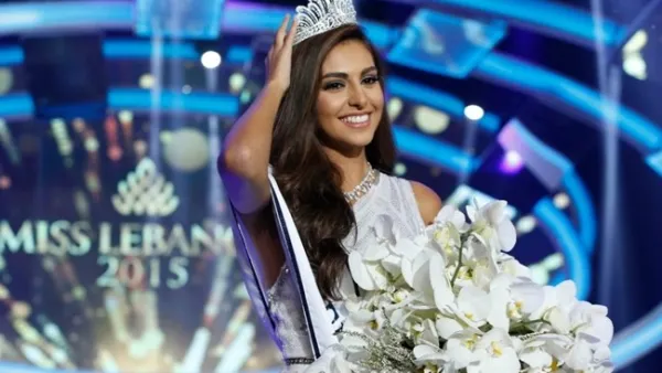 Lebanon crowned Valerie Abou Chacra Miss Lebanon 2015 on Monday night. (The Daily Star)