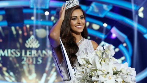 Lebanon crowned Valerie Abou Chacra Miss Lebanon 2015 on Monday night. (The Daily Star)