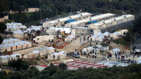 The MSF will continue to work in camps like this, pictured, in Greece (AFP)