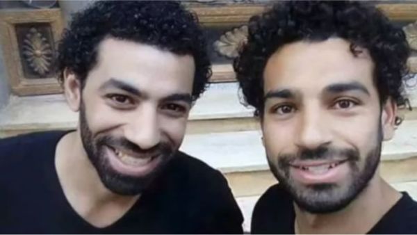 محمد صلاح وشبيهه