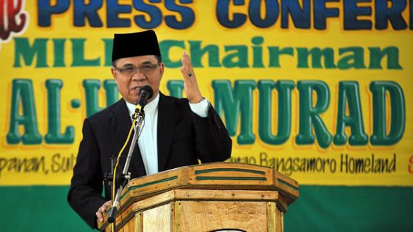Al Haj Murad Ebrahim, chairman of the Moro Islamic Liberation Front (MILF) (AFP/File Photo)