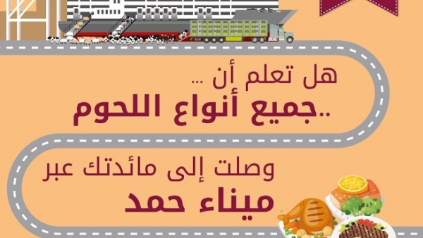 Qatar Ports shared a series of infographics debunking the perception that all imports pass through the Abu Samra land border with Saudi Arabia. (Twitter) Qatar Ports shared a series of infographics debunking the perception that all imports pass through the Abu Samra land border with Saudi Arabia. (Twitter)