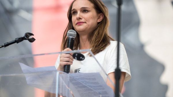 Natalie Portman, Scarlett Johansson, Debra Messing and Amy Schumer among those delivering speeches, demonstrating in Women's Marches across the US. (AFP)