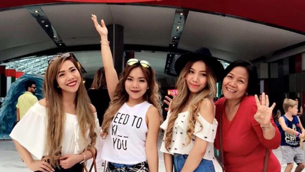 The Filipina girl group put on a successful show in the Emirati city. (Facebook)