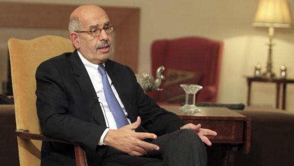 السياسي المصري البارز محمد البرادعي