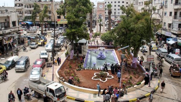 مشهد من مدينة ادلب