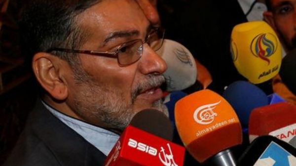 أمين المجلس الأعلى للأمن القومي الإيراني علي شمخاني
