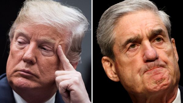 الرئيس الأمريكي دونالد ترامب والمحقق الخاص روبرت مولر