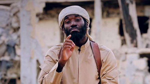  المسلح المدعو أبو صالح الأمريكي، وهو من أصول إفريقية