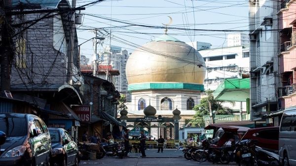 مكان حصول الانفجار في مانيلا 