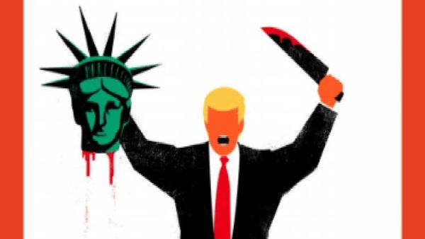 رسم كاريكاتوري على غلاف دير شبيجل الألمانية