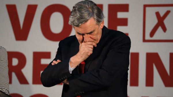  رئيس الوزراء البريطاني السابق، غوردون براون