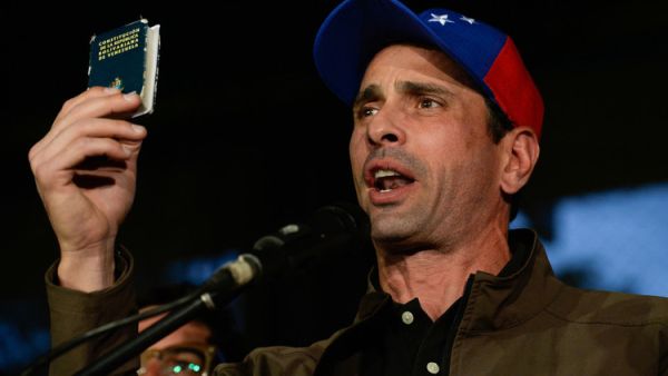 زعيم المعارضة الفنزويلية هنريك كابريليس