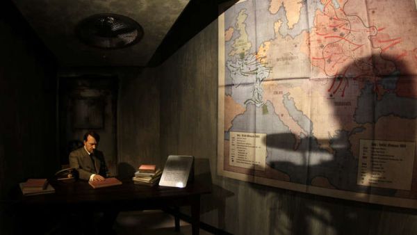 "مخبأ هتلر" في متحف الشمع لمدام توسو في لندن
