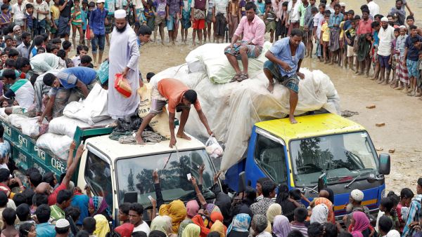 شحنة مساعدات للمسلمين في ولاية راخين