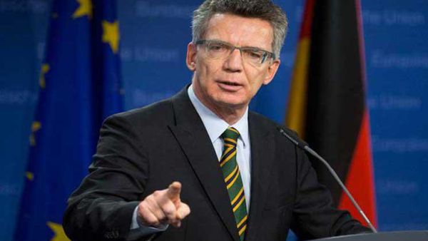 وزير الداخلية الألماني توماس دي ميزير