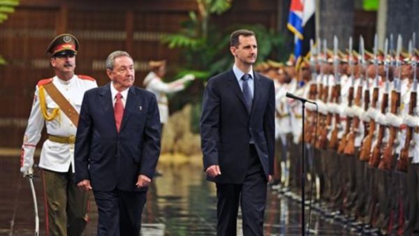 الاسد بحث مع كاسترو العلاقات الثنائية 