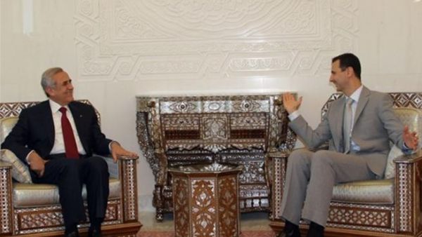 يبحث الاسد وسليمان التطورات الاخيرة التي شهدتها المنطقة 