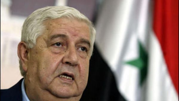 وزير الخارجية السوري وليد المعلم