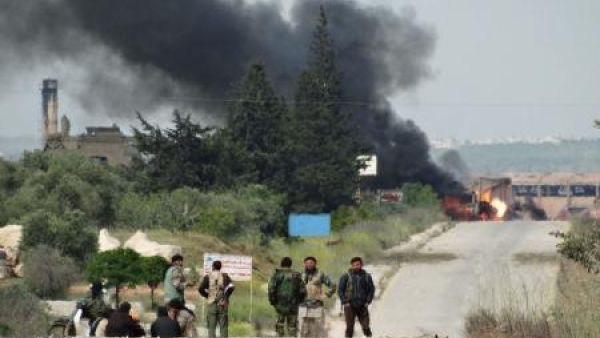 مقاتلون من جبهة النصرة في شمال غرب سوريا
