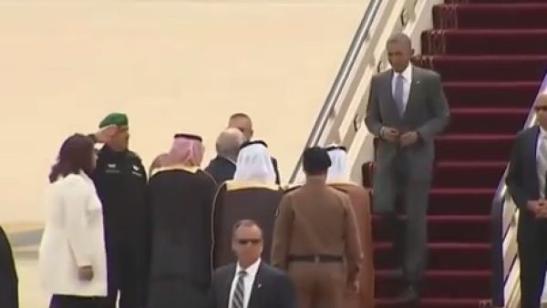 الملك سلمان يتجاهل استقبال اوباما