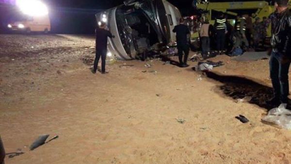 وفاة 15 فلسطينيا في حادث سير بالاردن 