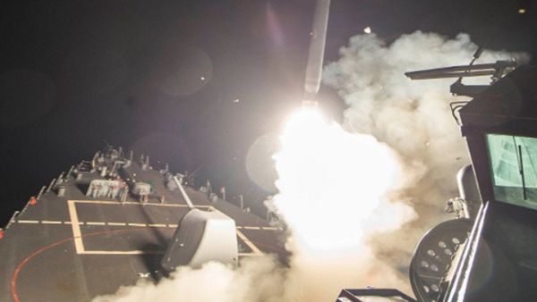 أطلقت القوات الأمريكية 59 صاروخا من طراز كروز 