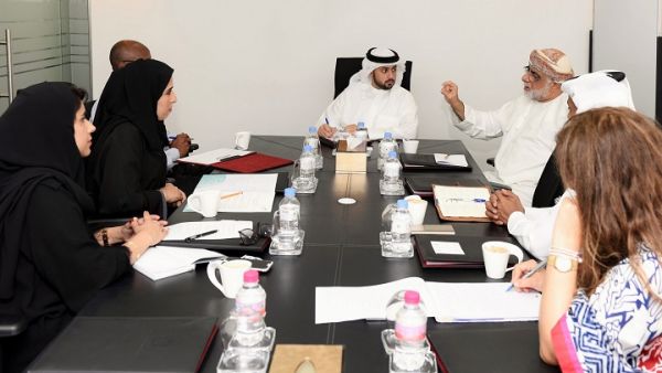 Sheikh Mohammed bin Humaid Al Qasimi, Director of the DSCD, during a meeting with Hanadi Saleh Al Yafei, and Nahla Hamdan, representing the Child Safety Campaign. Sheikh Mohammed bin Humaid Al Qasimi, Director of the DSCD, during a meeting with Hanadi Saleh Al Yafei, and Nahla Hamdan, representing the Child Safety Campaign.