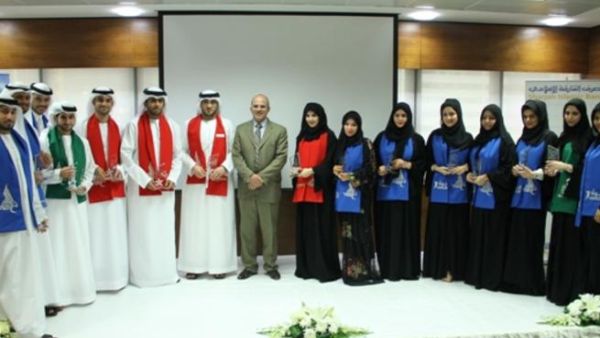 Ahmed Saad, SIB DCEO mediating the graduates at the ceremony