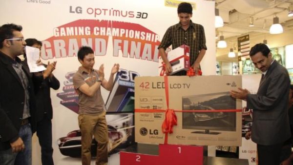 The winners of the LG Optimus 3D Gaming Championship The winners of the LG Optimus 3D Gaming Championship