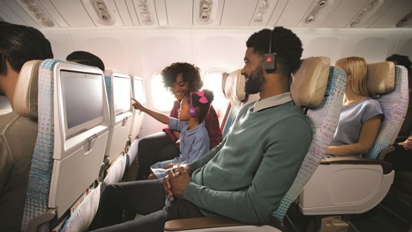 It takes 119 trips on the world’s longest A380 flight from Dubai to Auckland to complete Emirates’ film catalogue. It takes 119 trips on the world’s longest A380 flight from Dubai to Auckland to complete Emirates’ film catalogue.