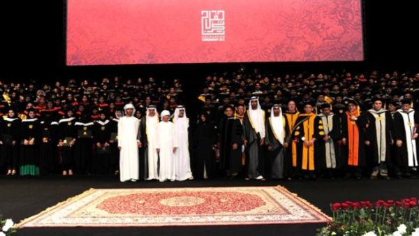 During the graduation