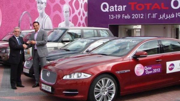 خلال بطولة قطر توتال المفتوحة 2012