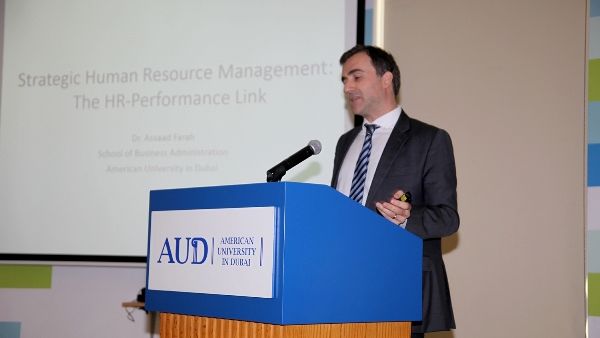 Dr. Assaad Farah speaks Strategic HR Dr. Assaad Farah speaks Strategic HR