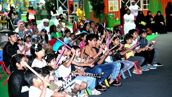 At Modhesh World, the performance is turned into an interactive show aimed at introducing children to basic notes of drumming and teaching them traditional dance steps which are in sync with the beats. At Modhesh World, the performance is turned into an interactive show aimed at introducing children to basic notes of drumming and teaching them traditional dance steps which are in sync with the beats.