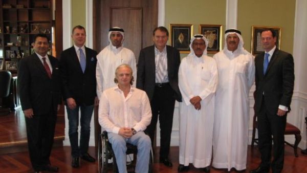 خلال استقبال الوفد